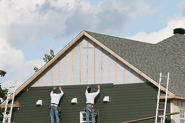 Professional Wood Siding technician working in Fishertown, PA